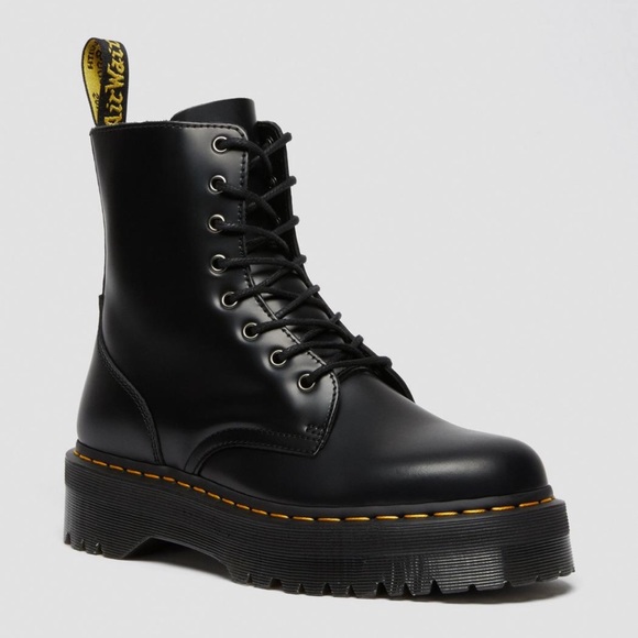 Doc Martens Black Jadon Platform Boots - Picture 2 of 7